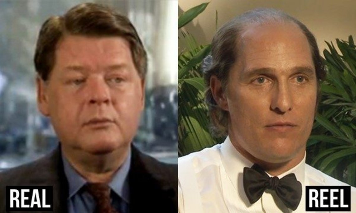 O geólogo David Walsh à esquerda. À direita, Matthew McConaughey como Kenny Wells.