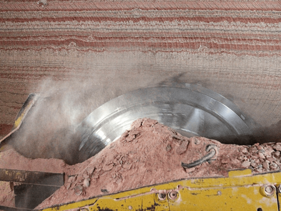 Extração de potássio. Fonte: Getty Images.