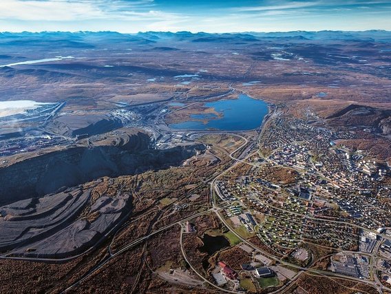 Kiruna. Fonte: LKAB