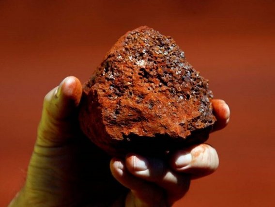 Minério de Ferro, principal insumo para a indústria siderúrgica. Fonte: Exame Invest.