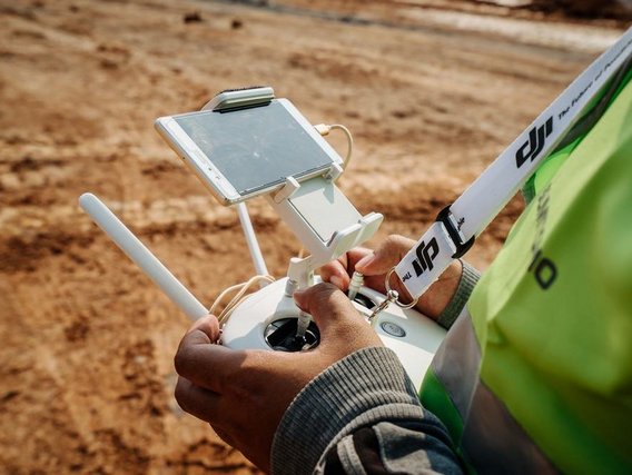 Drones na mineração. Fonte: Portal Técnico em Mineração