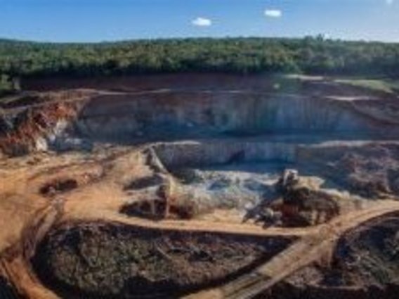 Mineração a céu aberto