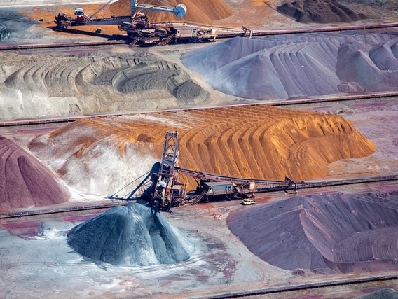 Mina de minério de ferro. Foto: Getty Images