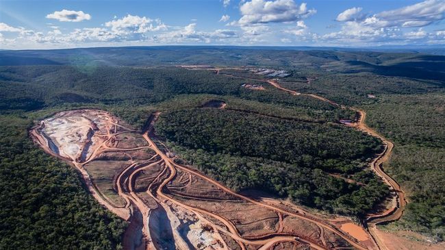 Engenho Mine, uranium production. Source: INB. Engenho Mine, uranium production. Source: INB.