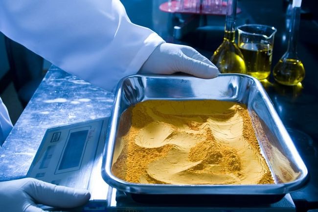 Yellowcake, Uranium concentrate. Source: INB. Yellowcake, Uranium concentrate. Source: INB.